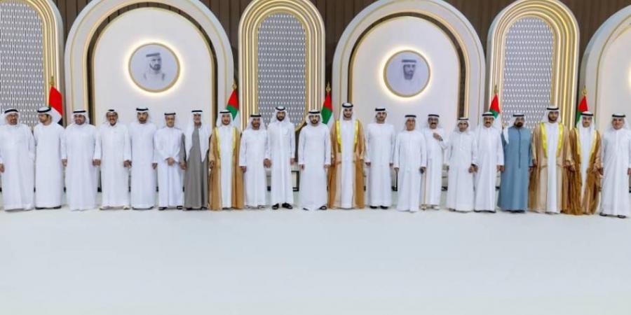 حمدان بن محمد ومكتوم بن محمد يحضران أفراح آل مكتوم في دبي
