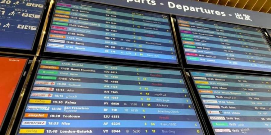 إلغاء 130 رحلة في مطار باريس- أورلي بسبب عطل في برج المراقبة