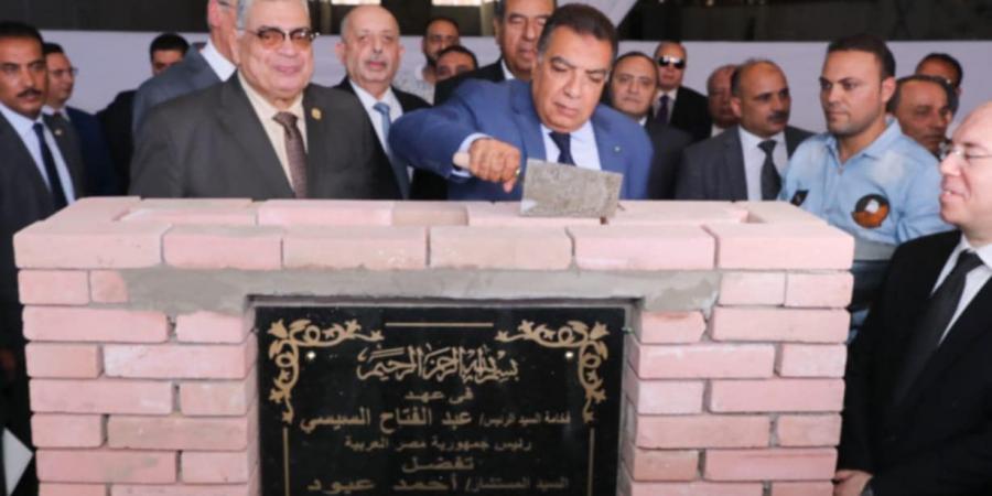 المستشار أحمد عبود يضع حجر الأساس لمُجمع محاكم مجلس الدولة بالدقهلية