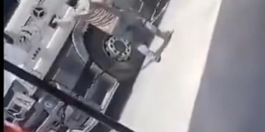شاهد لحظة تضحية سائق شاحنة البنزين بحياته لينقذ منطقة العاشر من رمضان