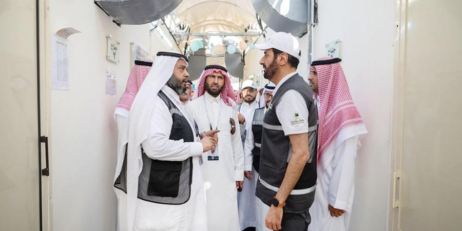 الربيعة يتفقد حملات الحجاج ومنشأة الجمرات