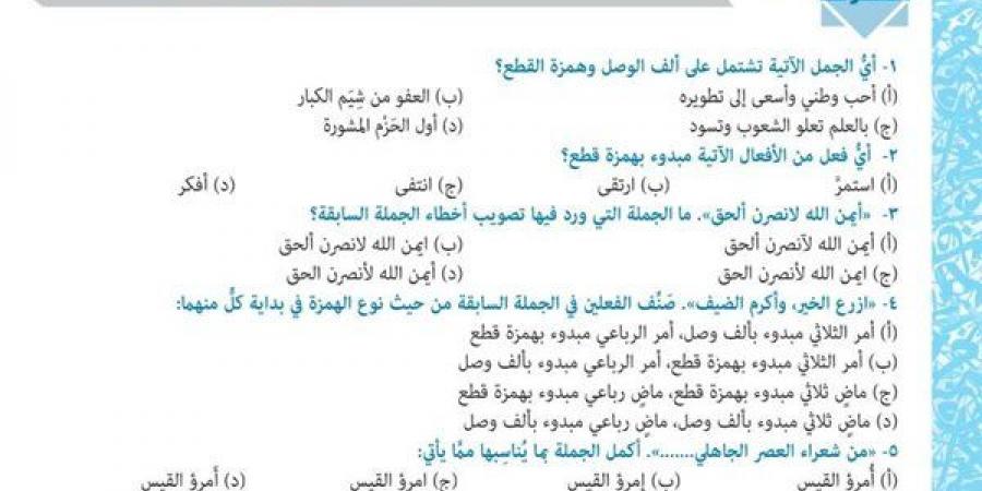 الثانوية العامة 2025.. 750 سؤالا في النحو.. الامتحان في جيبك