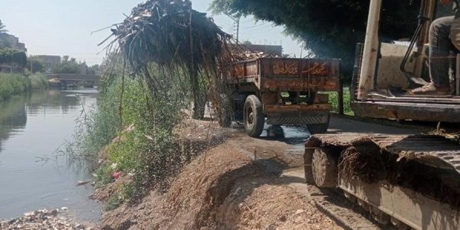 أسيوط: استمرار تطهير الترع لضمان وصول المياه وحماية الرقعة الزراعية