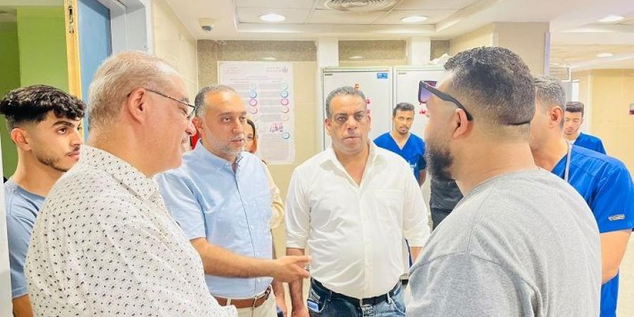 وكيل صحة شمال سيناء يتفقد مستشفي العريش العام