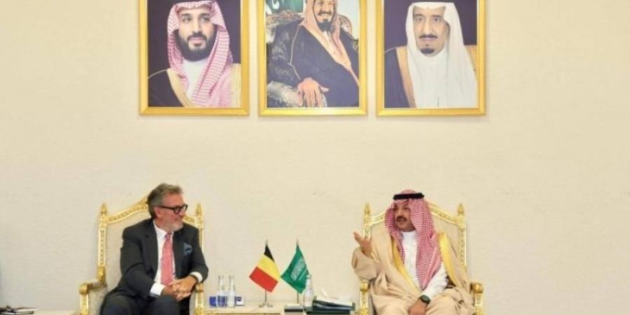 أمير منطقة عسير يستقبل السفير البلجيكي