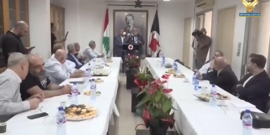 وفد من حزب الله يزور اللقاء القومي الوطني اللبناني