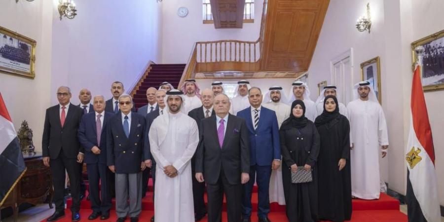 سلطان بن أحمد يلتقي رئيس مجلس الدولة بجمهورية مصر العربية