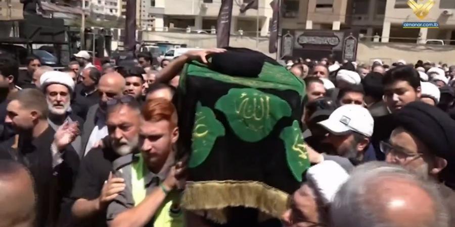 الحوزة العلمية والمجلس الاسلامي الشيعي يودعان العلامة السيد عباس علي الموسوي
