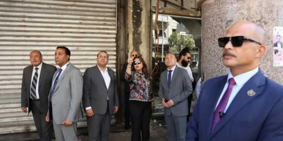 وزيرة التنمية المحلية ومحافظ القاهرة يتفقدان أعمال تطوير شارع إبراهيم باشا بمنطقة الكوربة بمصر الجديدة
