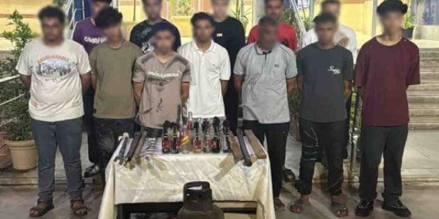 مشاجرة بالعصي والزجاجات في الشروق