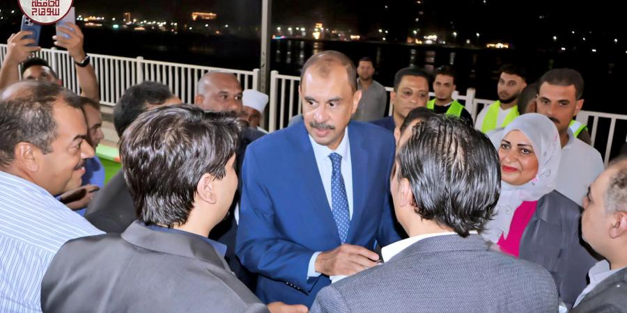 محافظ سوهاج يفتتح المرسى السياحي بالكورنيش الغربي بطول 140 مترا