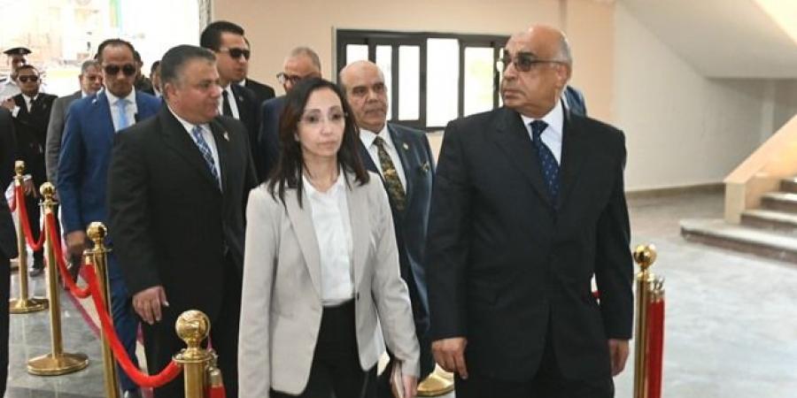 وزير العدل ومحافظ البحيرة تفقدا تجديد محكمة دمنهور الابتدائية