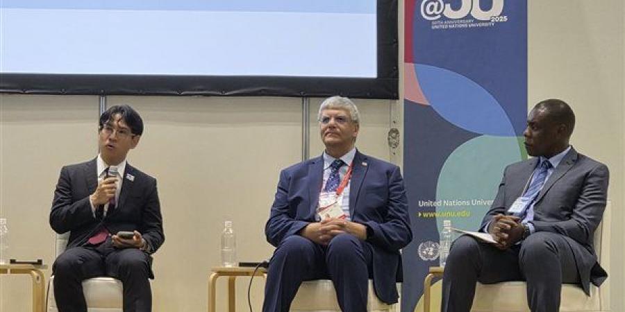 رئيس الجامعة المصرية اليابانية يشارك كمتحدث في ندوة “تدوير العقول بين اليابان وإفريقيا”