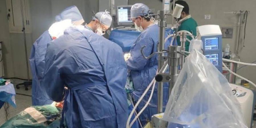 إنجاز طبي ببنها للتأمين الصحي | 3 عمليات قلب مفتوح في جراحة واحدة