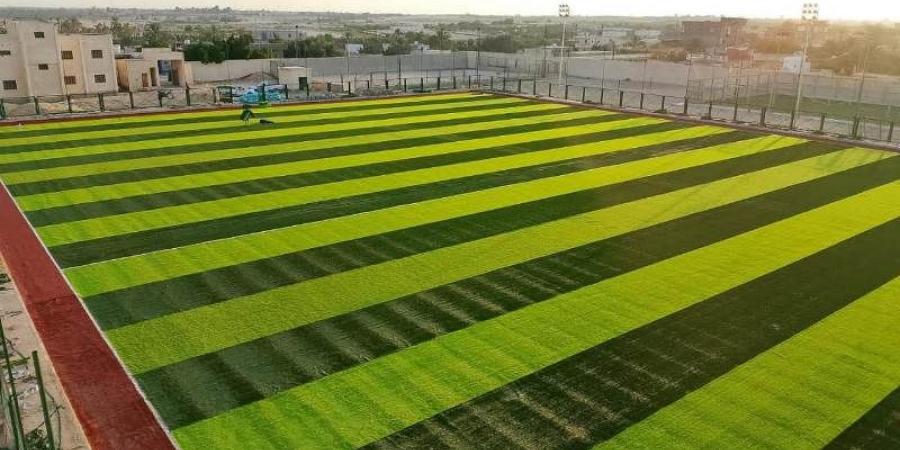 "الرياضة": جهوزية الملعب القانوني بمركز شباب قاطية في شمال سيناء