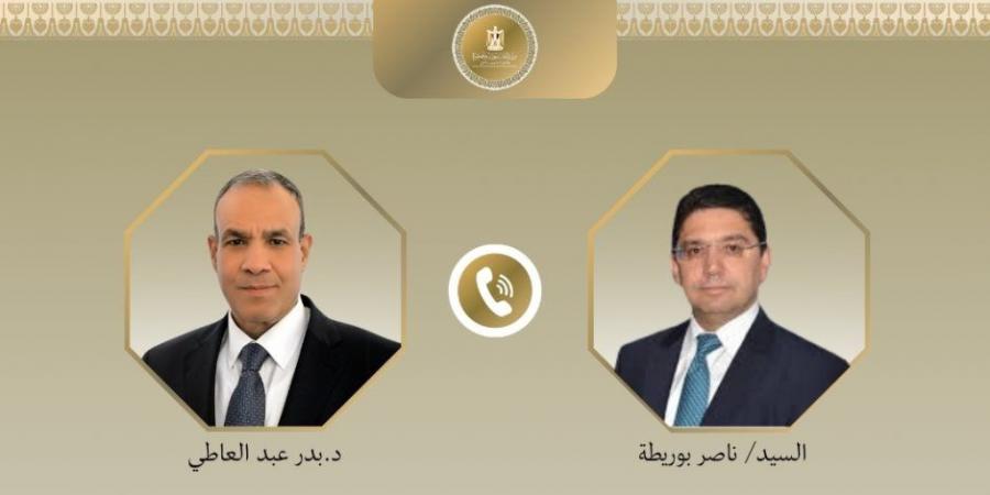 اتصال هاتفي بين وزير الخارجية ونظيره المغربي يتناول سبل تعزيز العلاقات الثنائية