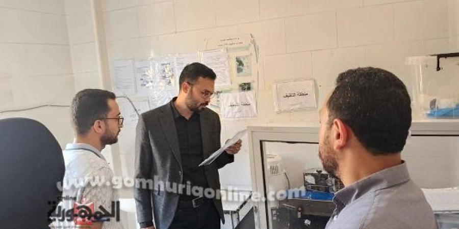 وكيل وزارة الصحة بمطروح يتفقد مركز سيدي الرحمن الطبي