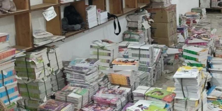ضبط 29 ألف نسخة كتاب دراسى خارجى داخل مطبعة بدون ترخيص بالقاهرة