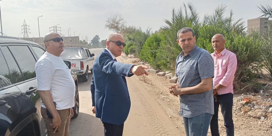محافظ الأقصر يتفقد أعمال النظافة والمظهر الحضارى للمدينة