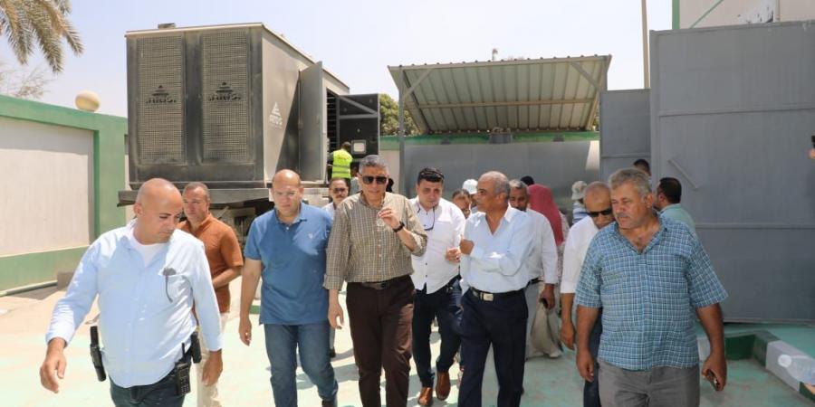 النجار يُطلق التشغيل التجريبي لمحطتي صرف البرمبل وصول بأطفيح