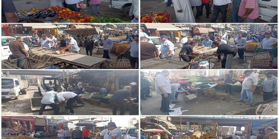 الشرقية تحارب العشوائية.. حملة مكبرة تُعيد الانضباط لمنطقة حلقة السمك