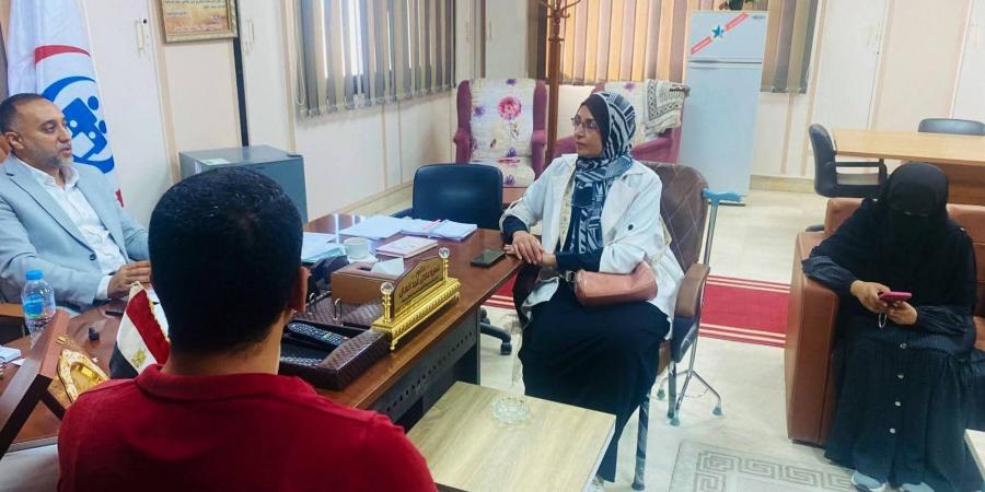 وكيل وزارة الصحة بشمال سيناء يعقد اجتماعاً مع فريق إدارة الرعاية