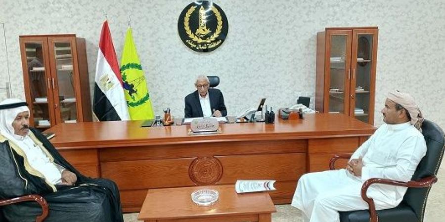 محافظ شمال سيناء يستقبل رئيس الاتحاد المصري للهجن